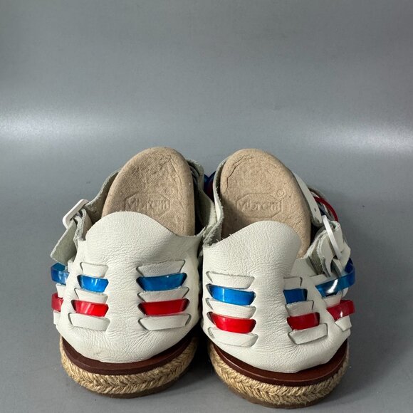 Tory Burch Huarache Multicolor Espadrille (Red, White, and Blue) - Picture 8 of 13
